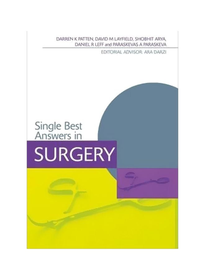 Single Best Answers In Surgery Paperback English by Daniel R. Leff - 15-May-09 