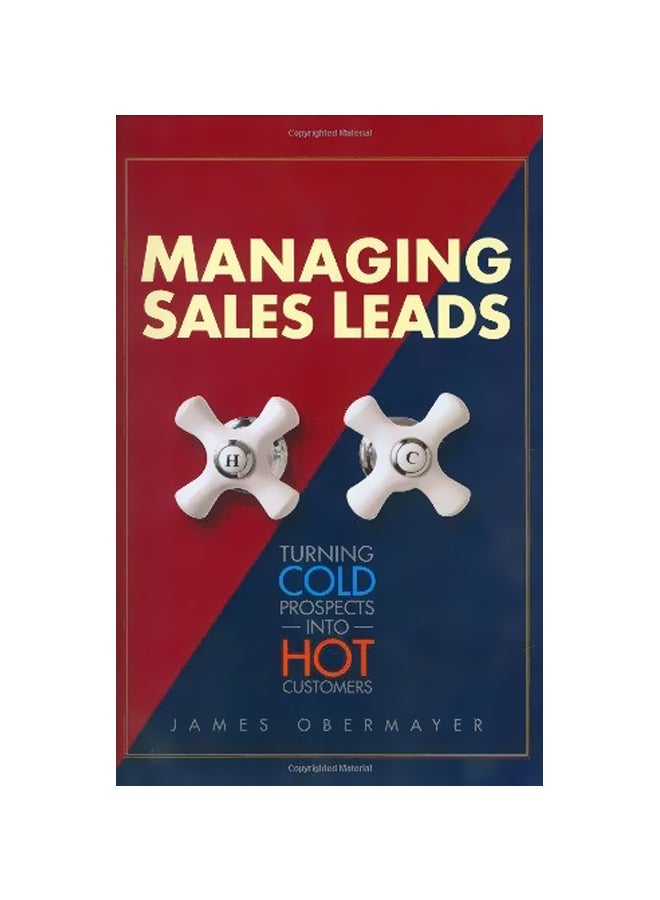 Managing Sales Leads Hardcover English by James Obermayer - 26-Aug-08 