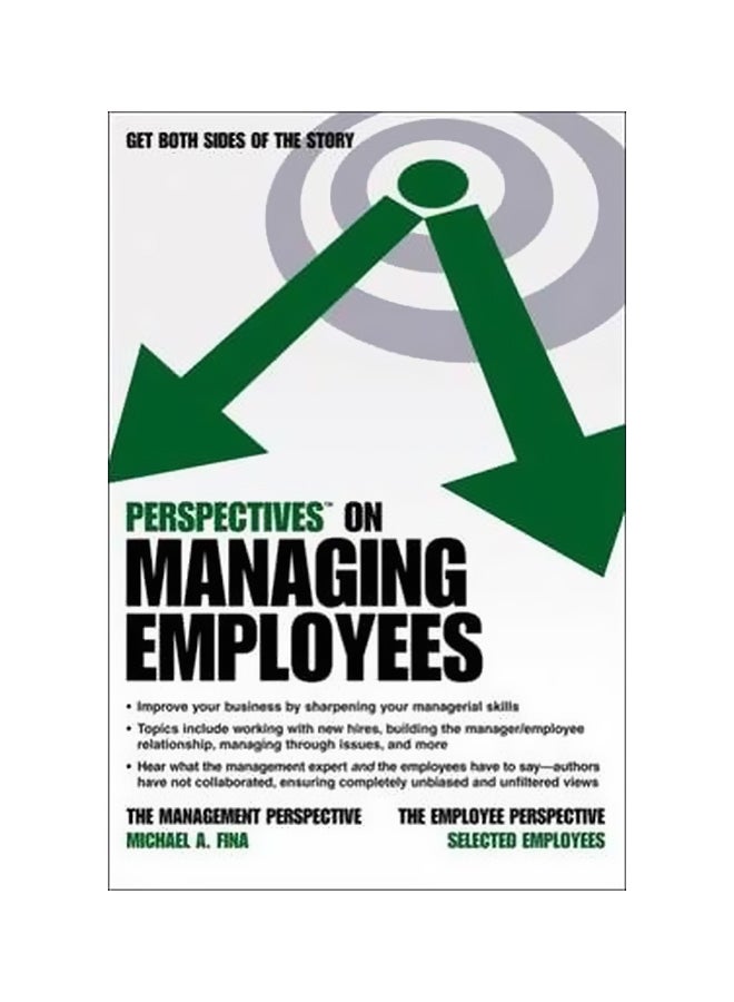 Perspectives On Managing Employees Paperback English by Michael Fina - 15-Apr-09 