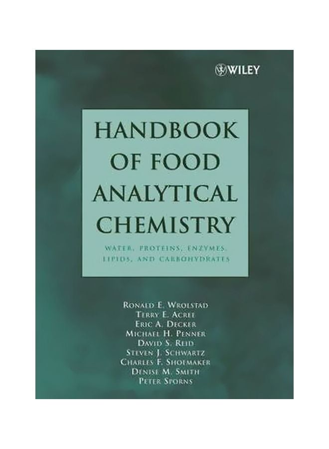 Handbook Of Food Analytical Chemistry Hardcover English by Ronald E. Wrolstad - 25-Jan-05 