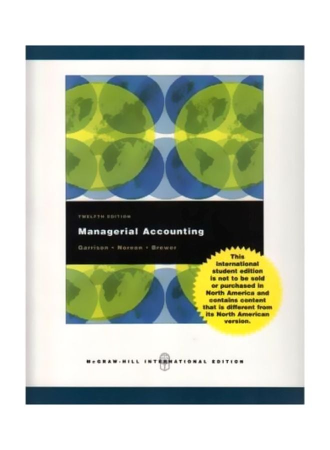 Managerial Accounting Paperback English by Ray H. Garrison - 01 August 2007 