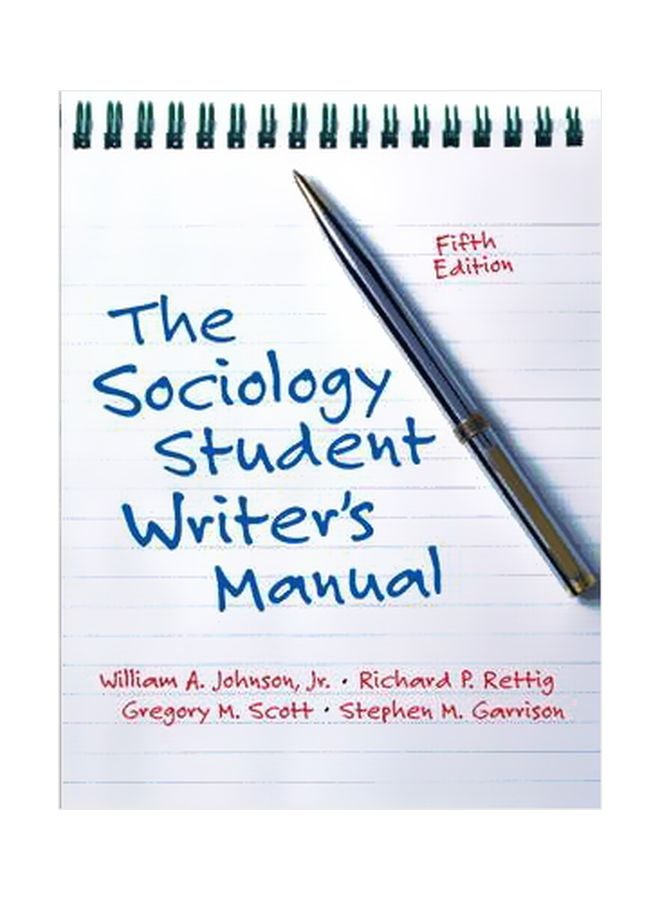 The Sociology Student Writer's Manual Paperback English by William A. Johnson Jr. - 03-Aug-05 