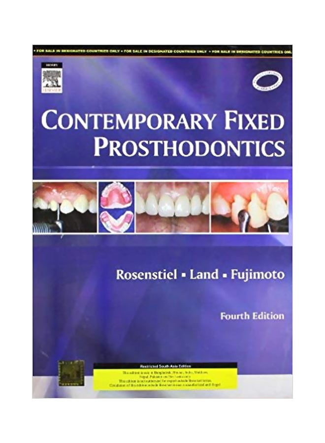 ontemporary Fixed Prosthodontics Hardcover English by Martin F Land - 28 June 1905 