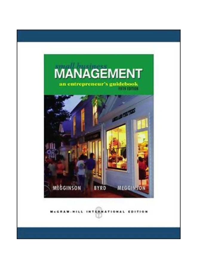 Small Bussiness Management: An Entrepreneur's Guidebook Paperback English by Leon C. Megginson - 16 July 2005 