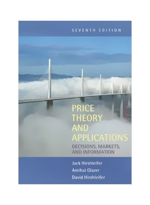Price Theory And Applications Paperback English by Jack Hirshleifer - 30 Sep 2005