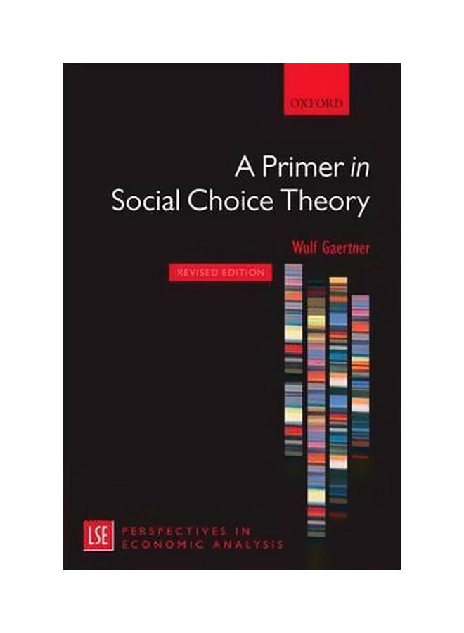A Primer In Social Choice Theory Paperback English by Wulf Gaertner - 08 July 2013