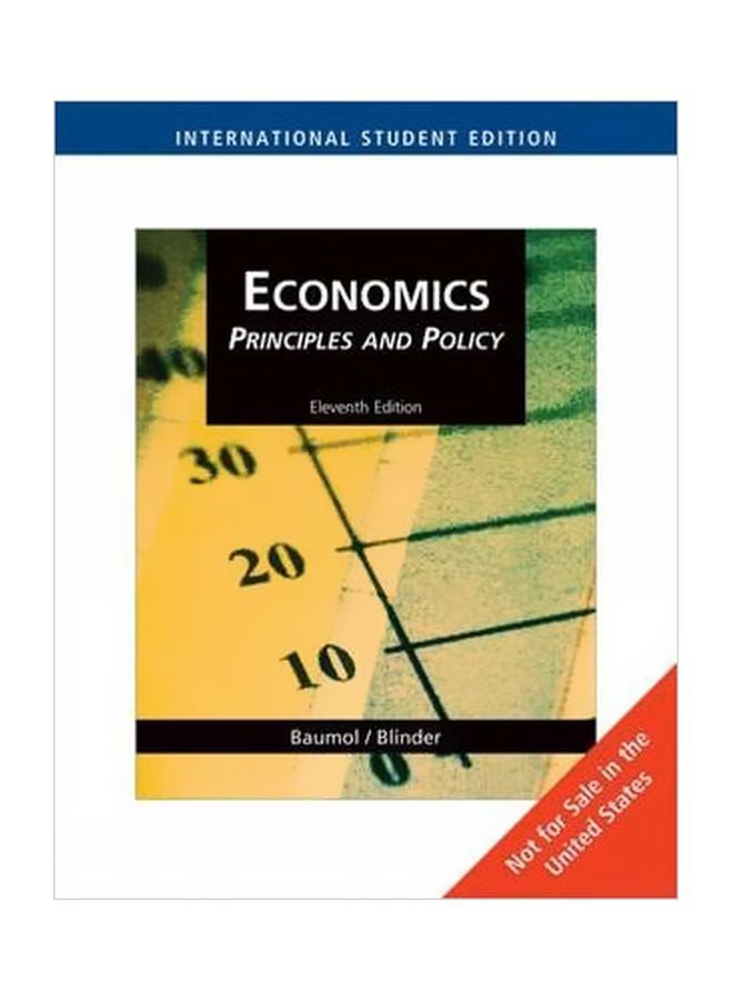 Economics: Principles And Policy Paperback English by Alan S. Blinder - 27 October 2008 