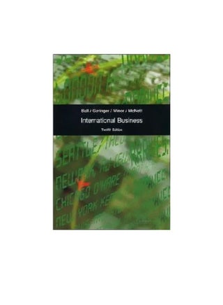 International Business Paperback English by Donald A. Ball - 12 October 2010 - v1560152054/N26582363A_1