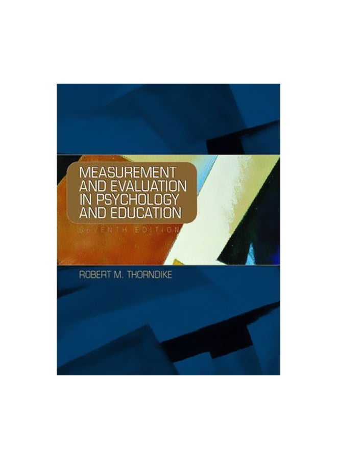 null - Measurement And Evaluation In Psychology And Education Hardcover English by Robert M. Thorndike - 12 May 2004 - Image 1