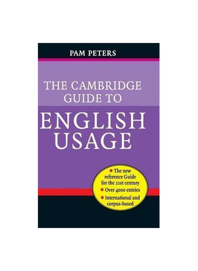 The Cambridge Guide To English Usage Hardcover English by Pam Peters - 31 May 2016