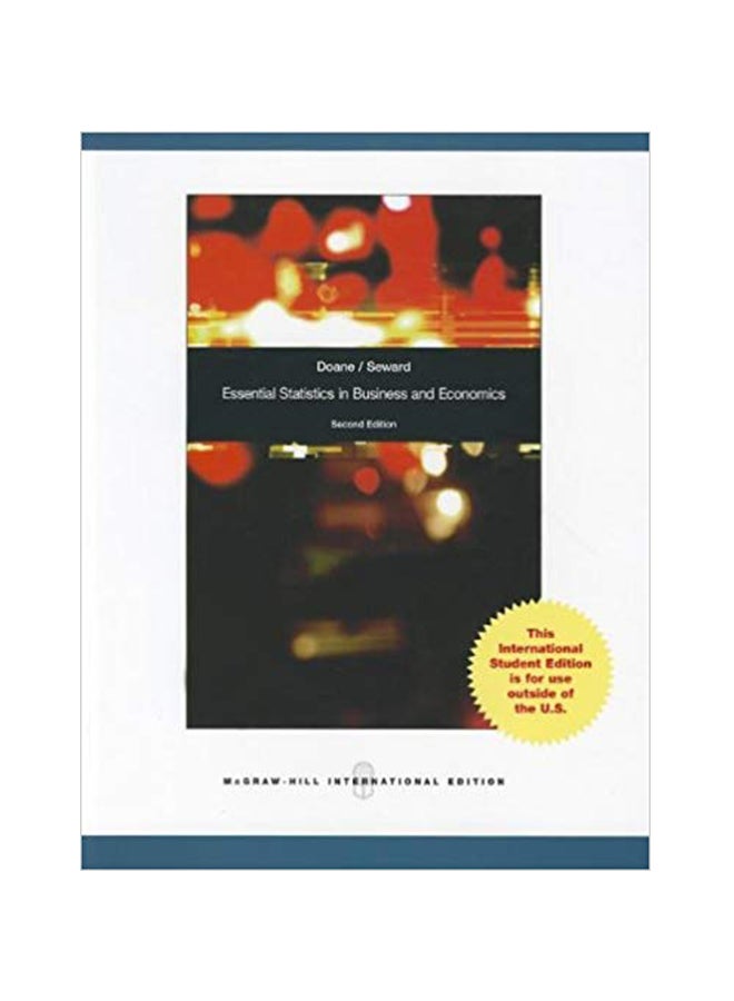 Essential Statistics In Business And Economics Hardcover English by David P. Doane - 01 February 2009 