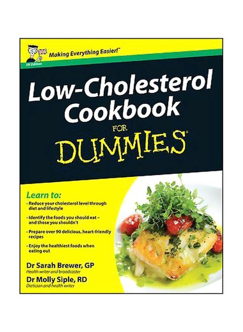 Low-Cholesterol Cookbook For Dummies Paperback English by Dr. Sarah Brewer - 04 March 2009