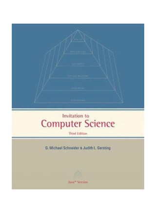 Invitation To Computer Science Paperback English by Judith L. Gersting - 03 Feb 2006 - v1560152476/N26585372A_1