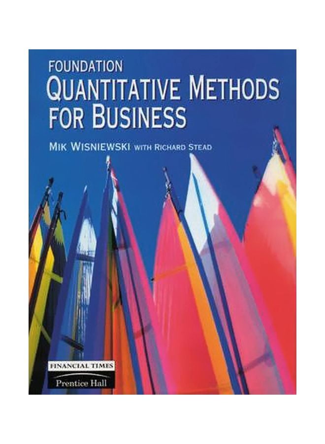 Foundation Quantitative Methods For Business Paperback English by Mik Wisniewski - 1-Oct-96 