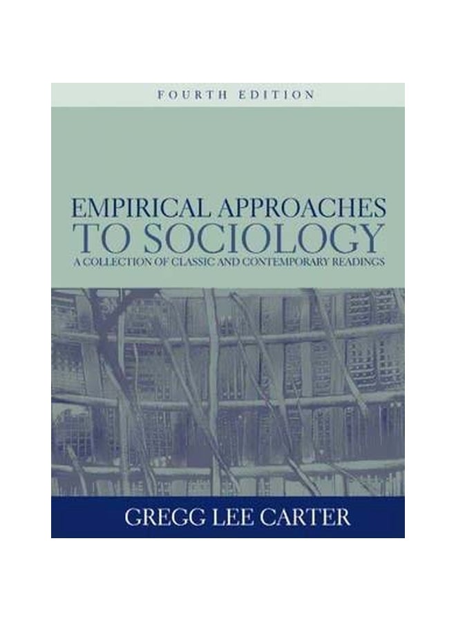 Empirical Approaches To Sociology Paperback English by Gregg Lee Carter - 01-Oct-03 