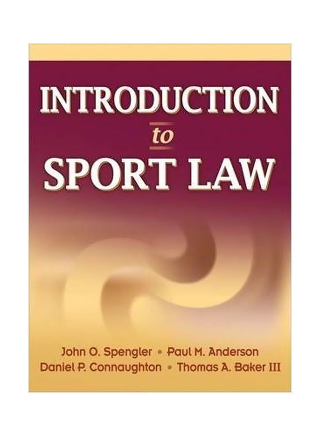Introduction To Sport Law Hardcover English by Thomas Baker - 01 May 2009 