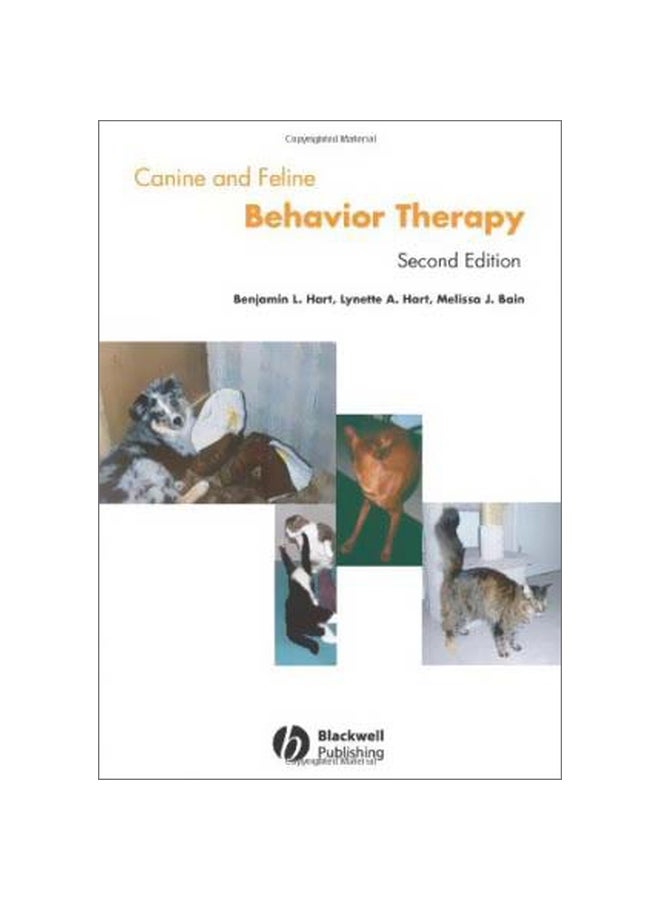 Canine And Feline Behavior Therapy Hardcover English by Benjamin L. Hart - 19 September 2006