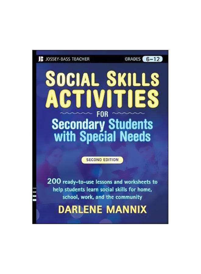 Social Skills Activities For Secondary Students With Special Needs Paperback English by Darlene Mannix - 09 February 2009 