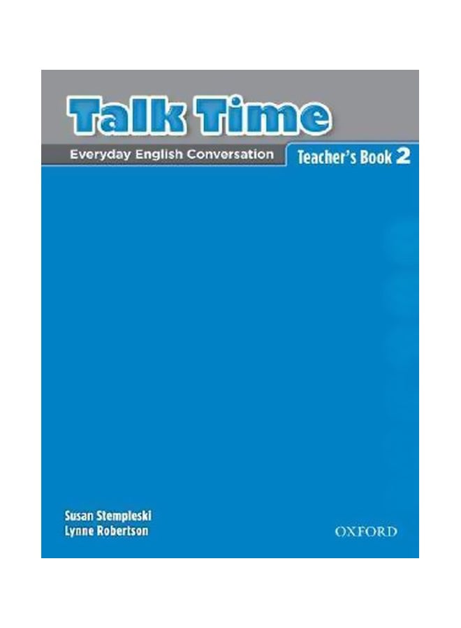 Talk Time: Teacher's Book 2 paperback english - 12-Apr-07