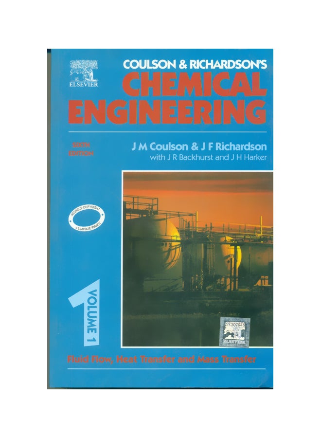 Chemical Engineering (vol 1) 6th Ed Pb. Paperback English by J.M. Coulson 