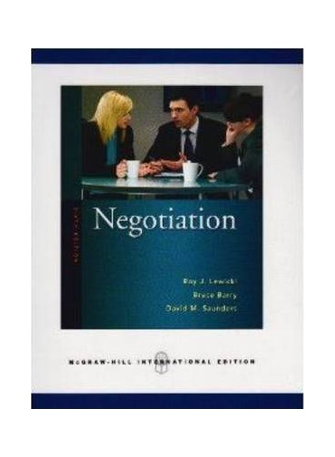 Negotiation Paperback English by Roy J. Lewicki - 20 May 2011 