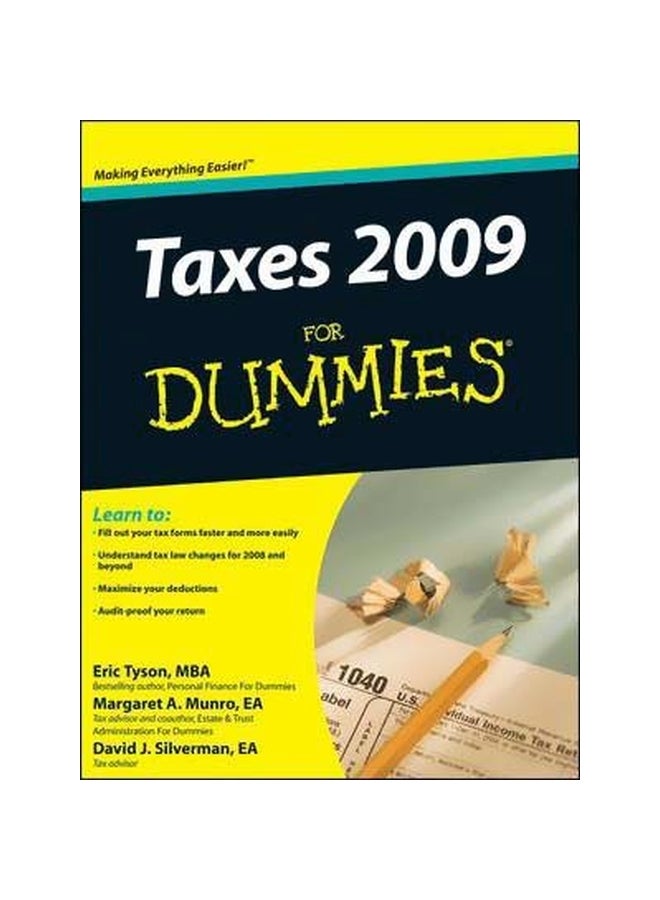 Taxes 2009 For Dummies paperback english - 22 December 2008 