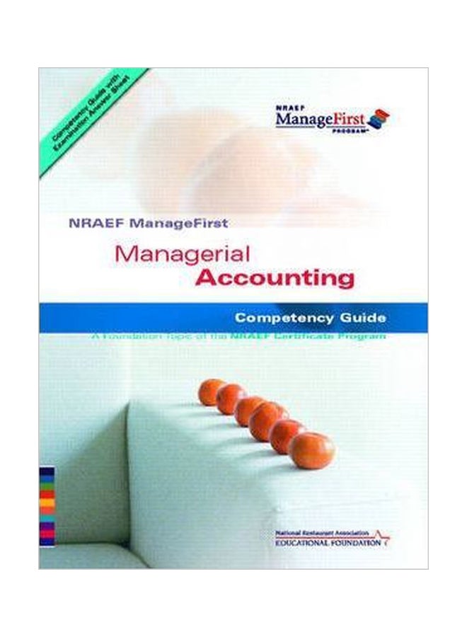 NRAEF Managefirst Managerial Accounting Competency Guide Paperback English by Nra National Restaurant Association - 15 February 2006 