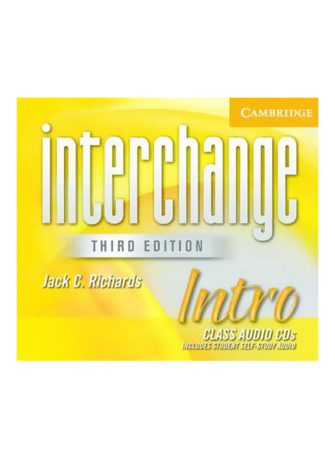Interchange Intro Class Audio CDs Audiobook English by Jack C. Richards - 20-Dec-04 