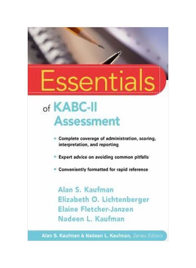 null - Essentials Of KABC-ii Assessment Paperback English by Alan S. Kaufman - 17-Jan-05 - Image 1