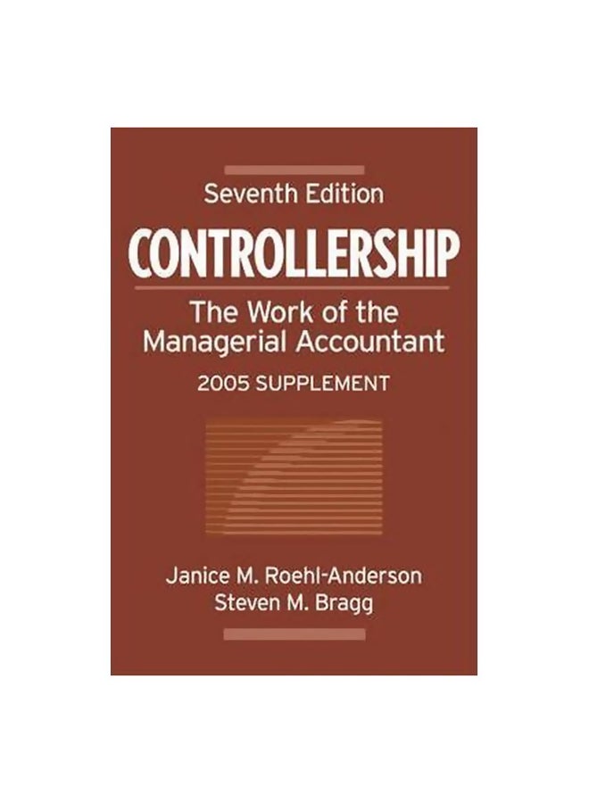 Controllership Paperback English by Janice M. Roehl-Anderson - 18-Jan-05 