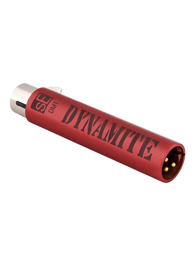 SE Electronics DM1 Dynamite Active Inline Microphone Preamplifier sEEDM1 Red - Image 3