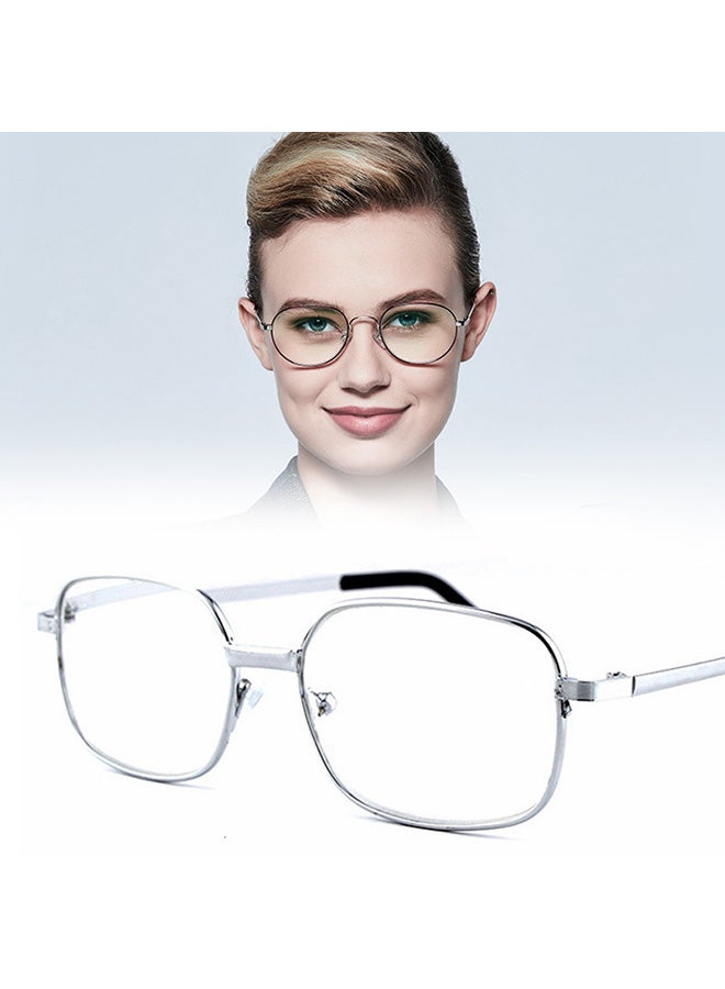 Generic - Rectangular Frame Spring Hinge Prescription Eyeglasses - Image 1