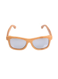 Men's Polarized Wooden Frame Sunglasses