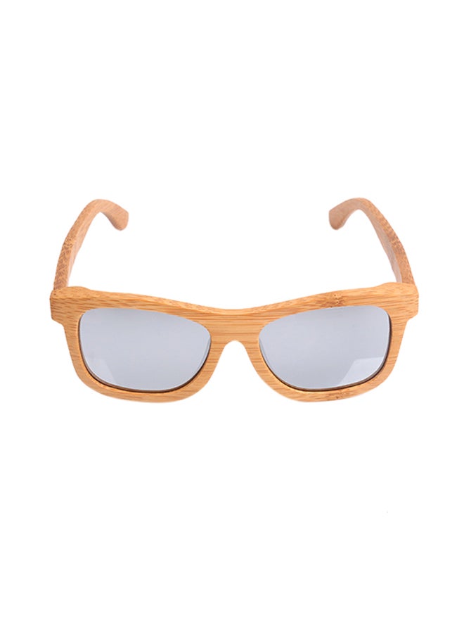 Generic - Men's Polarized Wooden Frame Sunglasses - Image 1