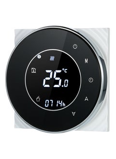 Programmable Water Heating Thermostat With Backlight Voice Control 22283 Black