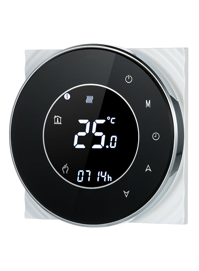 Generic - Programmable Water Heating Thermostat With Backlight Voice Control 22283 Black - Image 1