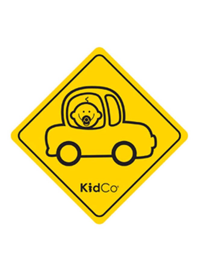 Reflective Baby In Car Sign Sticker