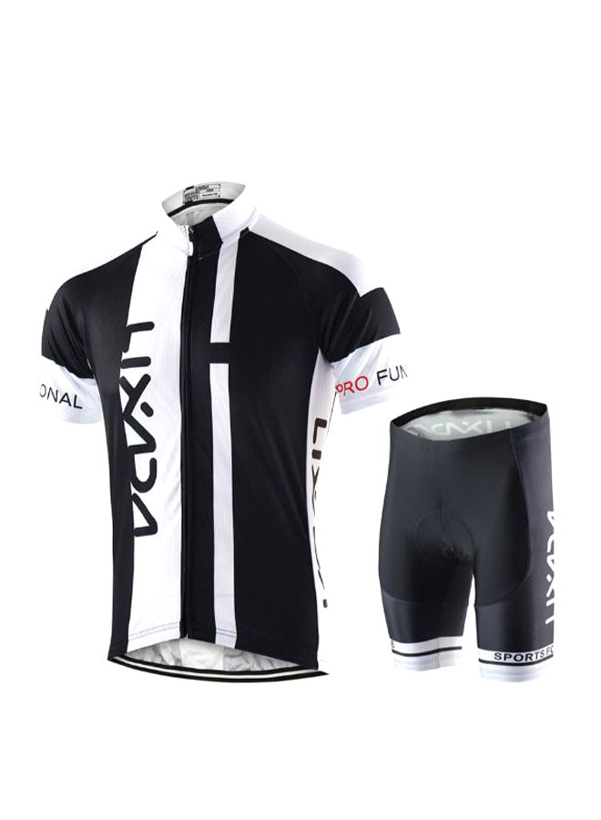 LIXADA Quick Dry Cycling Short Sleeve Jersey And Padded Shorts M - Image 1