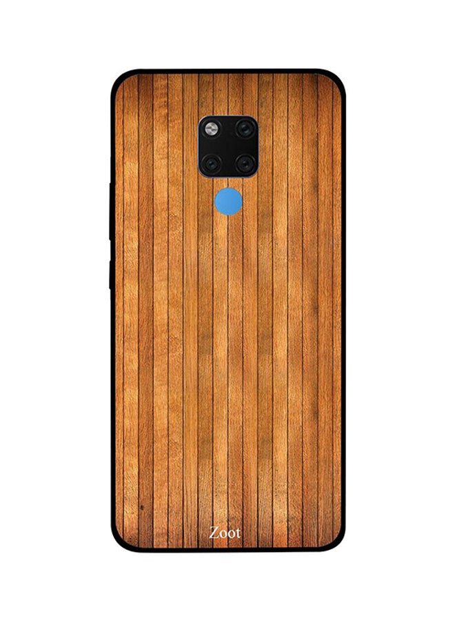 Protective Case Cover For Huawei Mate 20X Wooden Multiple Vertical Lines