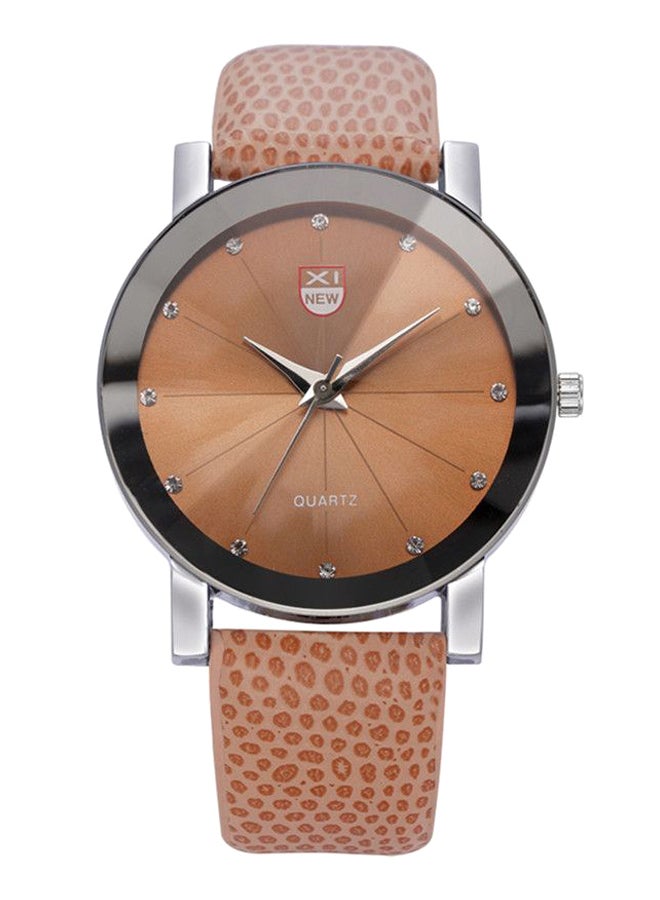 XINEW women Leather Analog Watch XINNEW-09 - Image 1