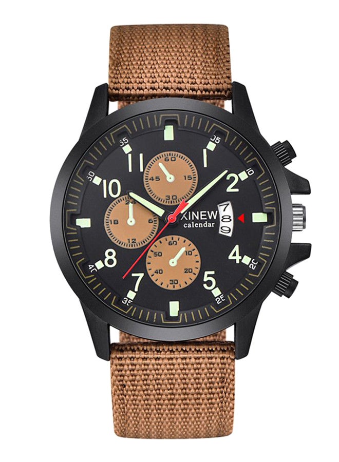 XINEW men Fabric Analog Watch XINNEW-20 - Image 1