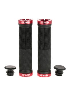 GUB Anti-Slip Cycling Handlebar Hand Grips With End Plugs Caps  - Image 1