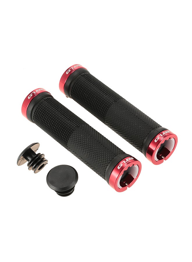 GUB Anti-Slip Cycling Handlebar Hand Grips With End Plugs Caps - Image 2