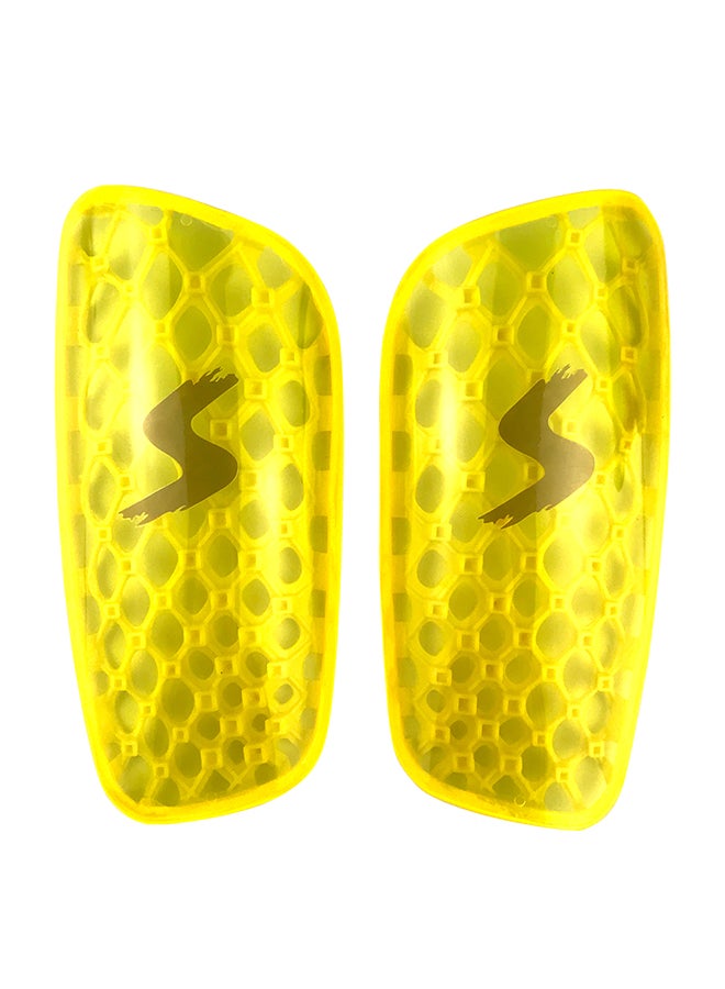 Generic 2-Piece Board Soccer Training Calf Protector Breathable Football Leg Pad 
