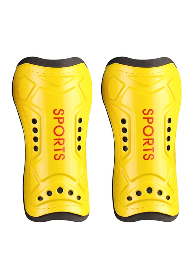 Generic 2-Piece Protective Board Soccer Training Calf Protector Breathable Football Leg Pad  - Image 1
