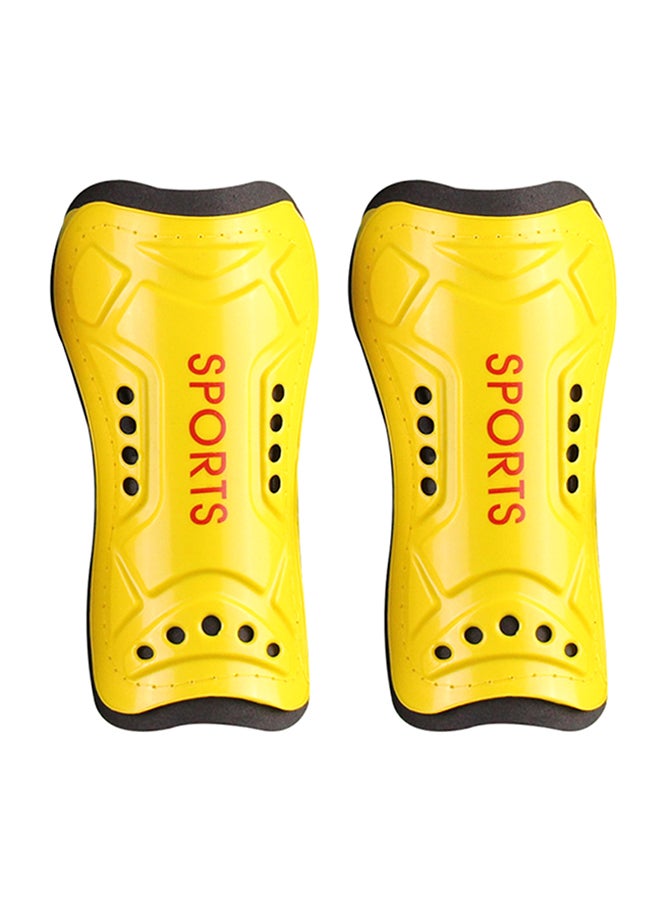 Generic 2-Piece Protective Board Soccer Training Calf Protector Breathable Football Leg Pad  - Image 1