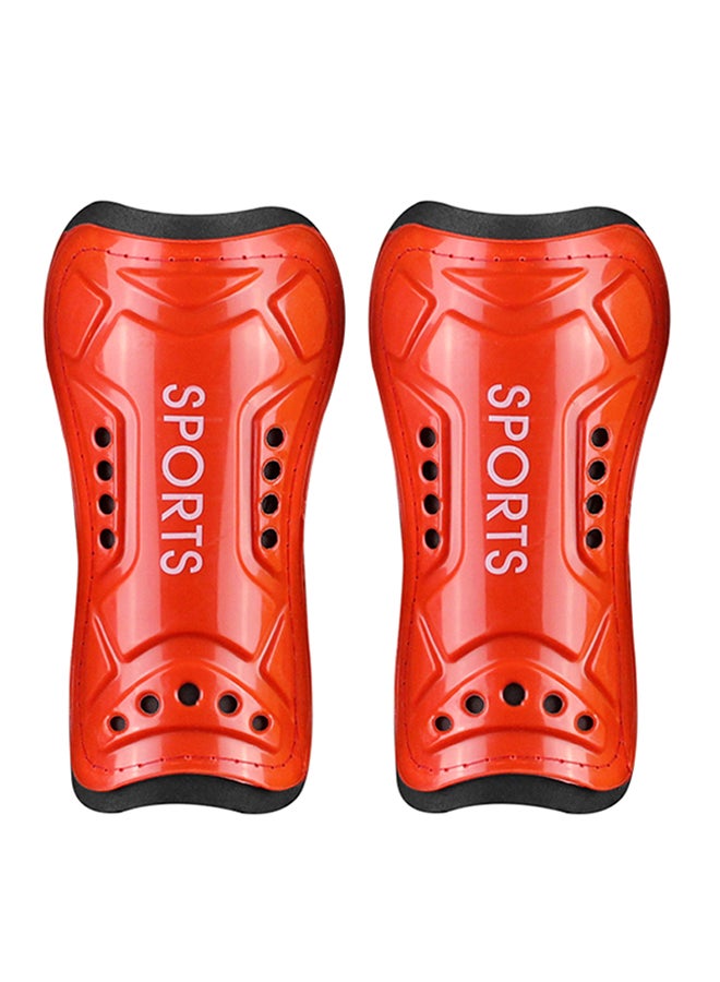 Generic 2-Piece Protective Board Soccer Training Calf Protector Breathable Football Leg Pad