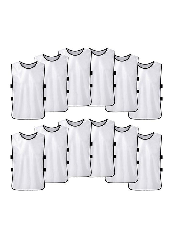 LIXADA 12-Piece Soccer Pinnies Quick Drying Football Vest Set - Image 1