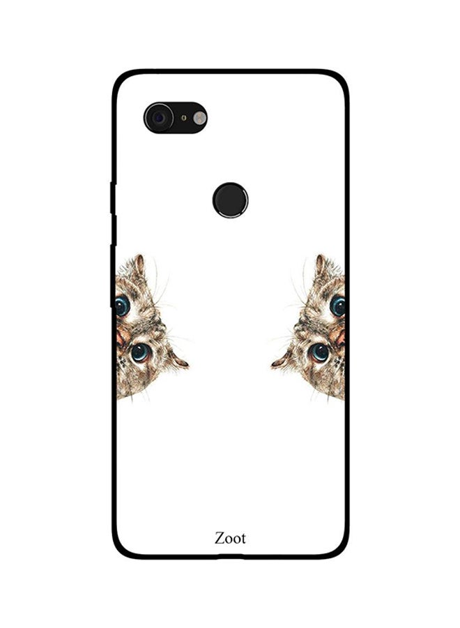 Skin Case Cover -for Google Pixel 3 Sneaky Cat Sneaky Cat