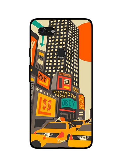 Skin Case Cover -for Google Pixel 3 Time Square Time Square